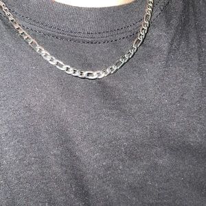 Stainless steel figaro chain 20”